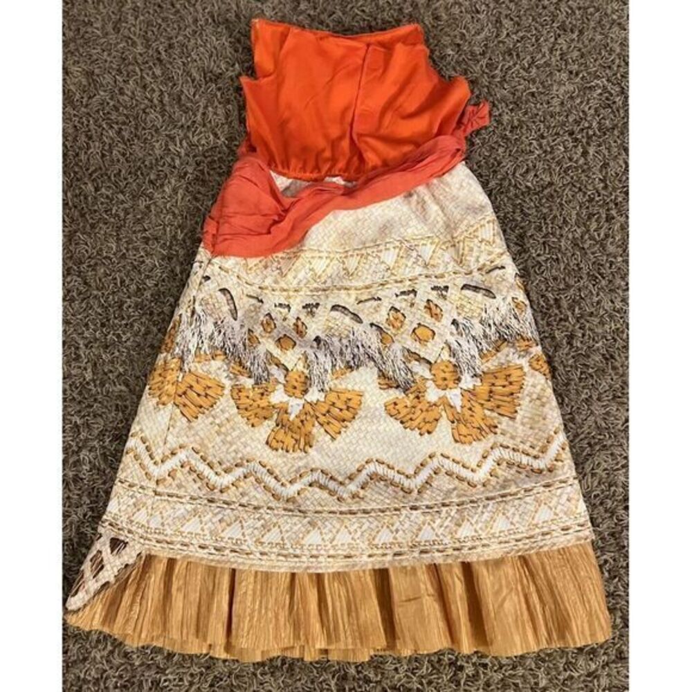 Disney Moana Girls Child Youth Halloween Costume Size 7/8 - Picture 4 of 4